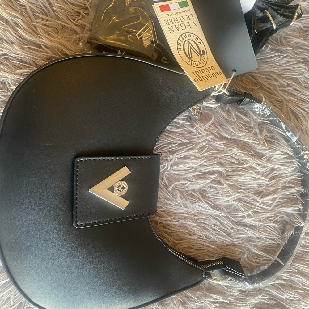 Vegan Leather Black Bag